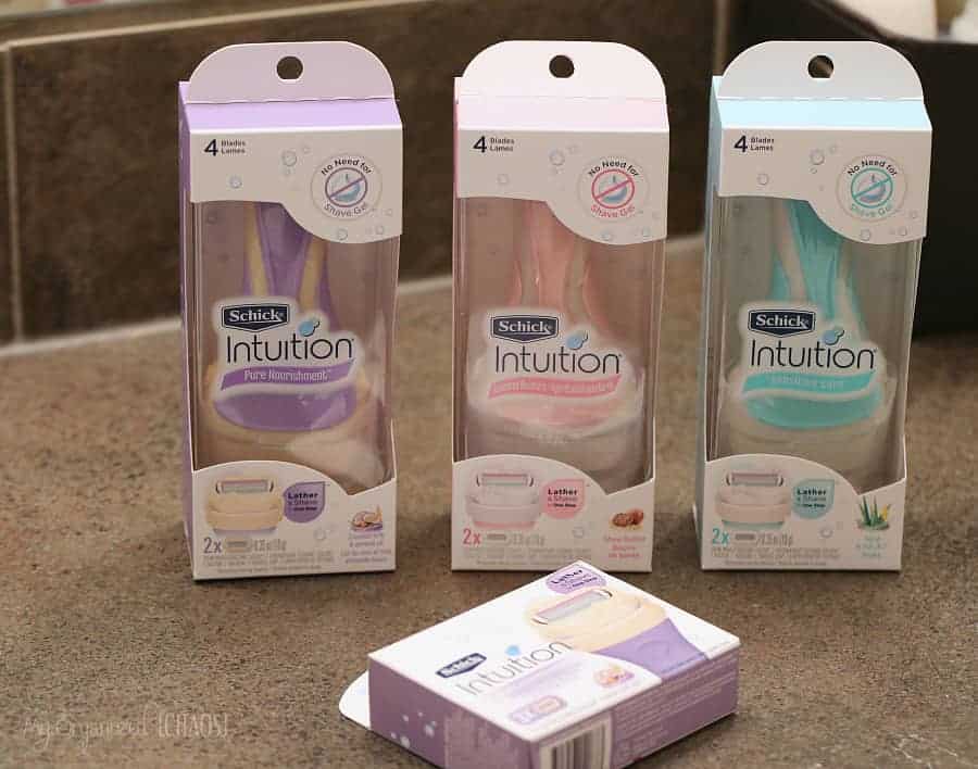 Schick Intuition razor and the Schick Intuition refills