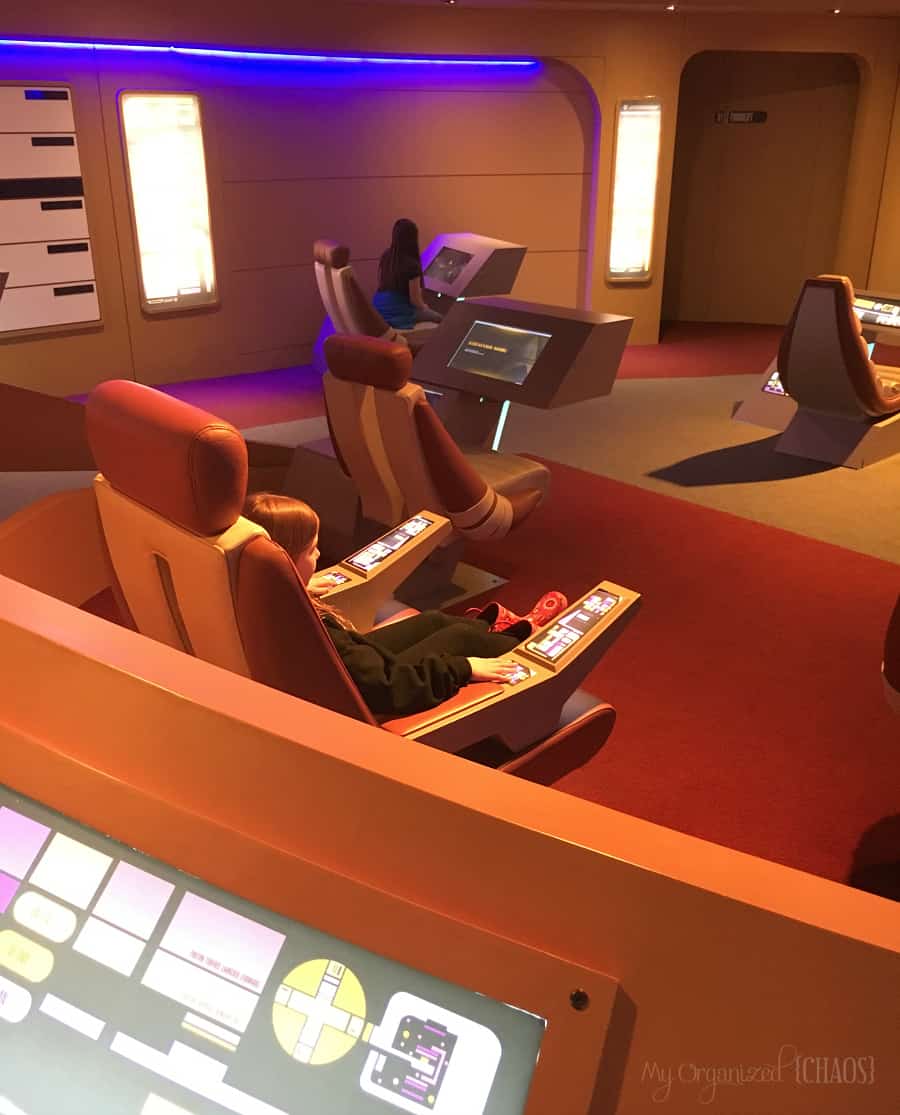 Star trek Starfleet Academy Experience exhibit at Telus Spark Calgary