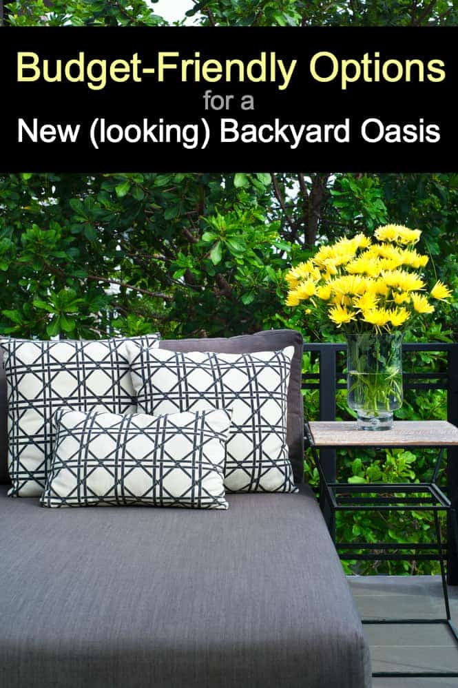 Budget-Friendly Options for a New (looking) Backyard Oasis