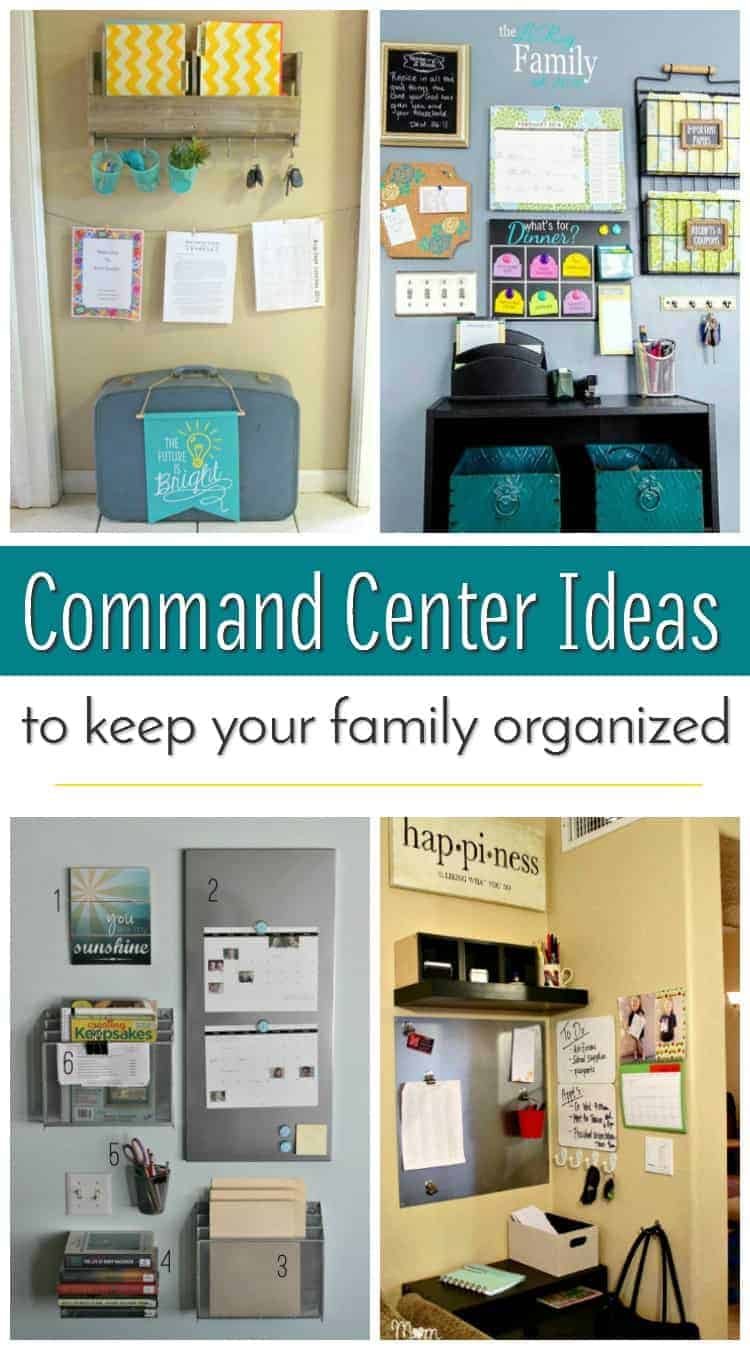 Family Command Centre Ideas to Keep you Organized