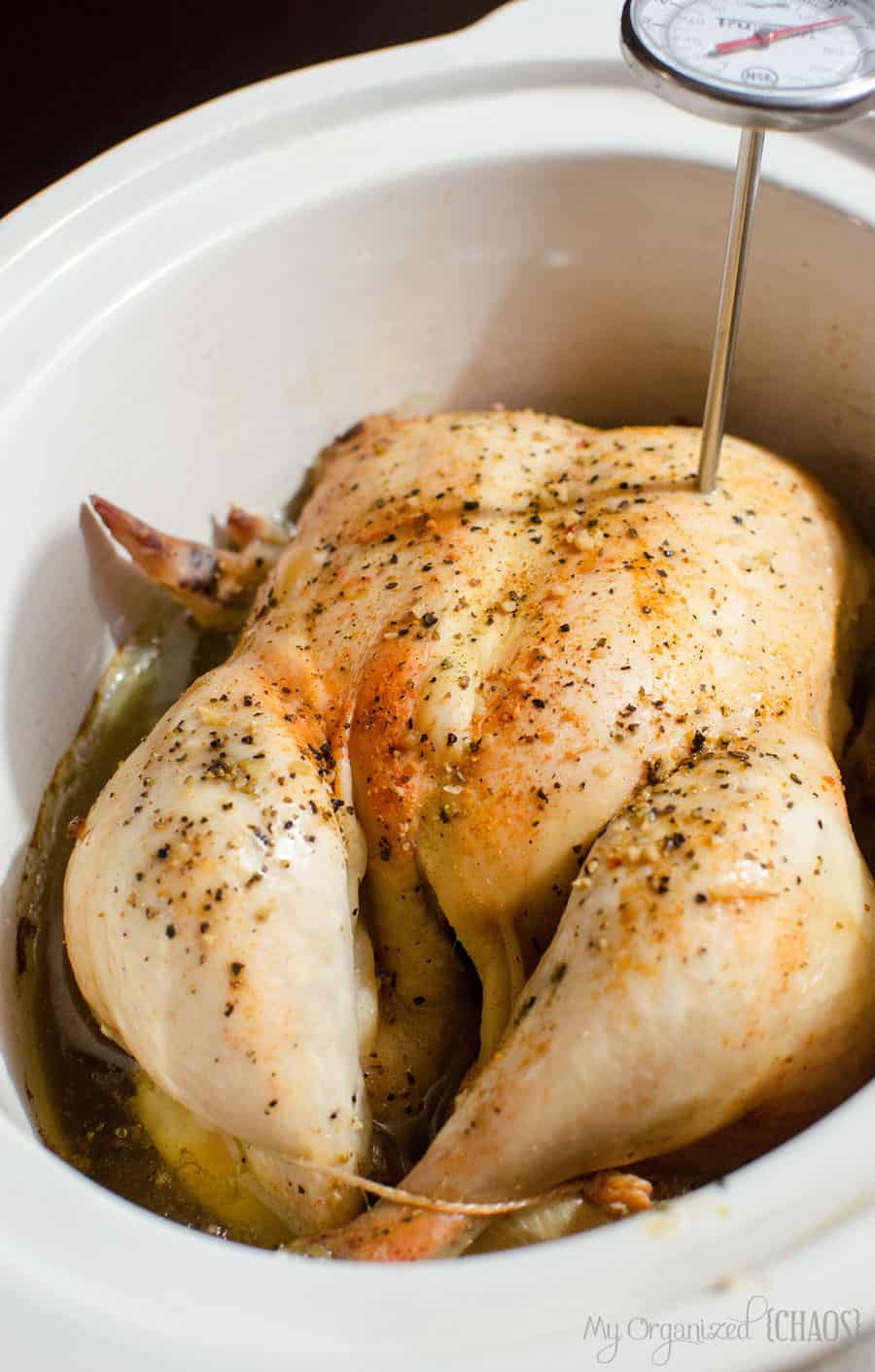 How to make crockpot whole chicken in the slow cooker