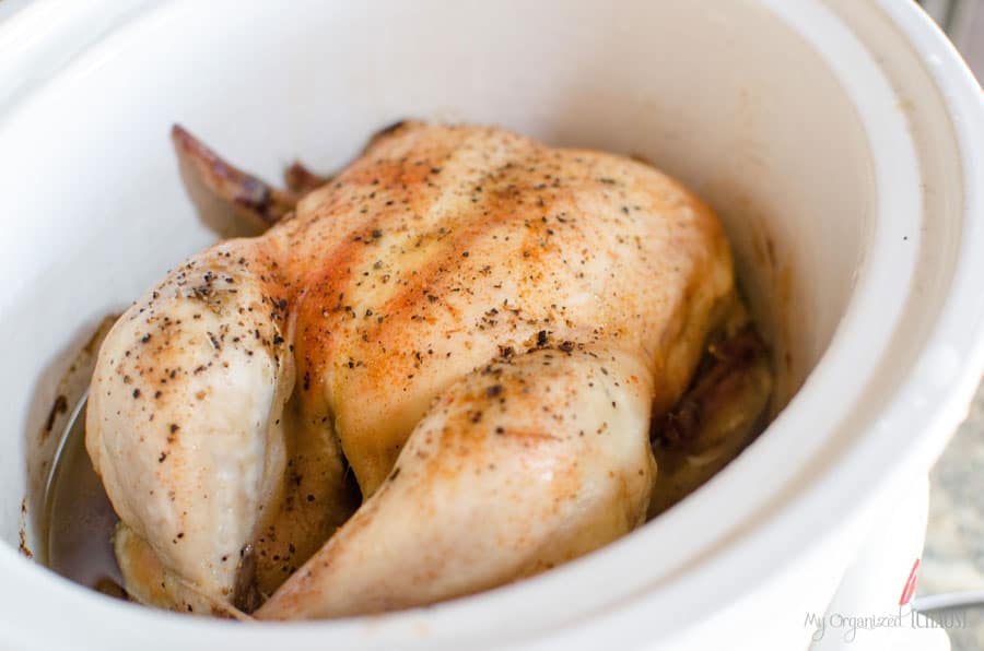 how to cook a whole chicken in the slow cooker