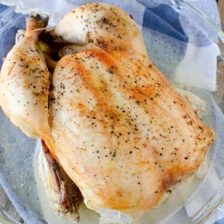 whole chicken slow cooker instructions. How to wash, dry, season and cook safely