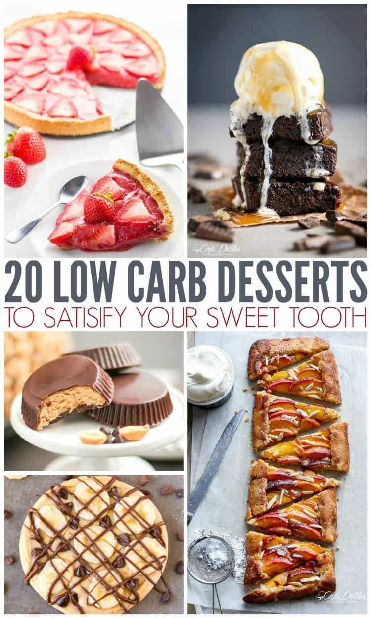 20 Low Carb Desserts to Satisfy Your Sweet Tooth
