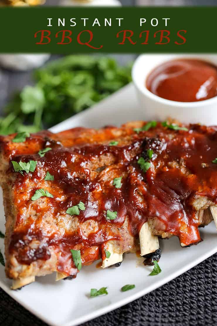 Tender BBQ ribs are finger lickin' good thanks to this super-easy and no-fuss Instant Pot BBQ Ribs recipe. With a spice rub and BBQ sauce broil, this classic comfort food can be on your table in 40 minutes. You'll love this mouthwatering recipe!