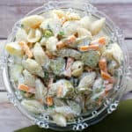 The best dill pickle pasta salad.