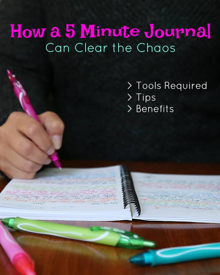 How a 5 Minute Journal Can Clear the Chaos