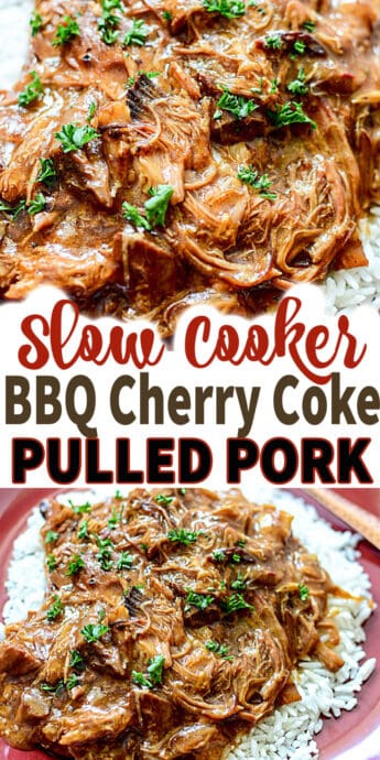 Slow Cooker Cherry Coke BBQ Pulled Pork
