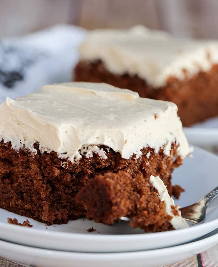 Chocolate Fudge Cake with Peanut Butter Frosting