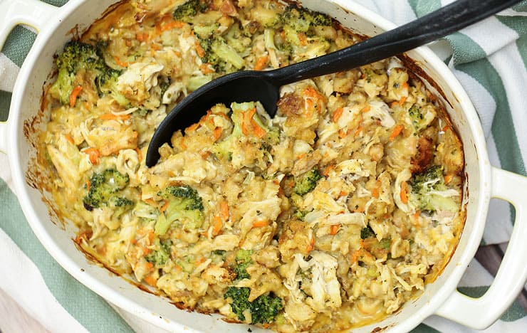 Chicken Stuffing Bake