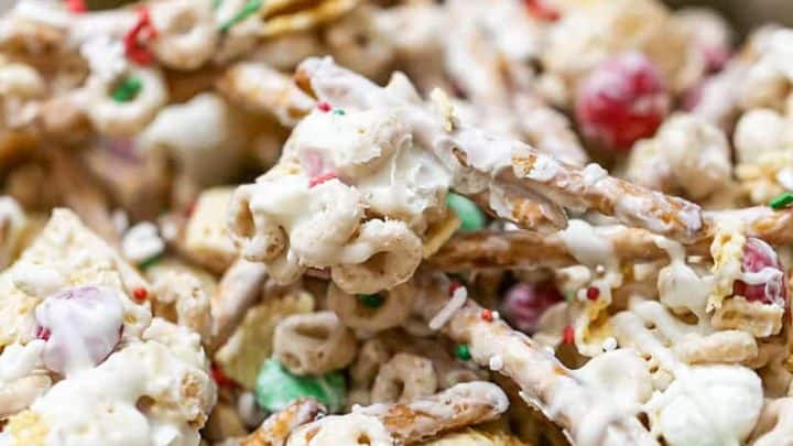 Christmas Chex Mix - Plowing Through Life