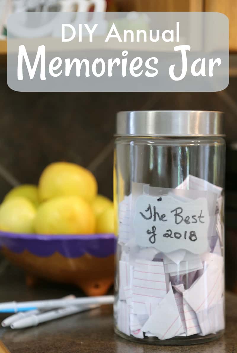DIY Annual Memories Jar