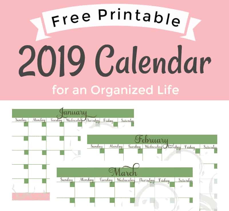 calendar and printable
