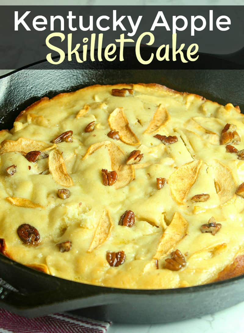 Kentucky Apple Skillet Cake
