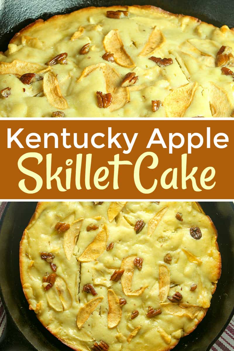 Kentucky Apple Skillet Cake