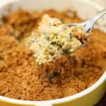 A close up of Casserole and Cheese