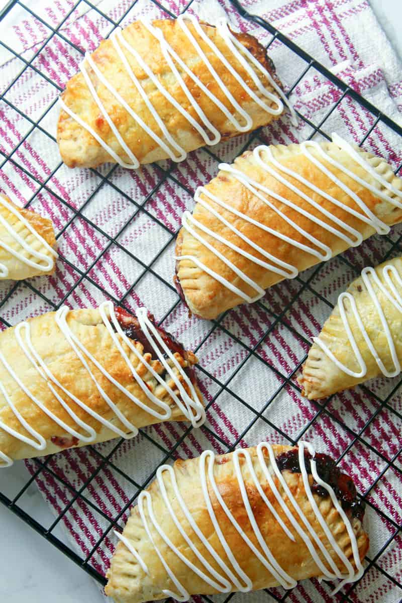  food, with Raspberry hand pies