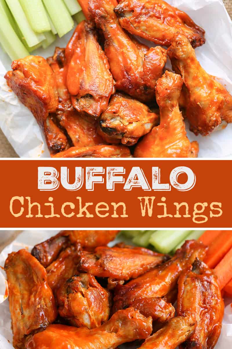 A box filled with different types of food, with Buffalo chicken wings