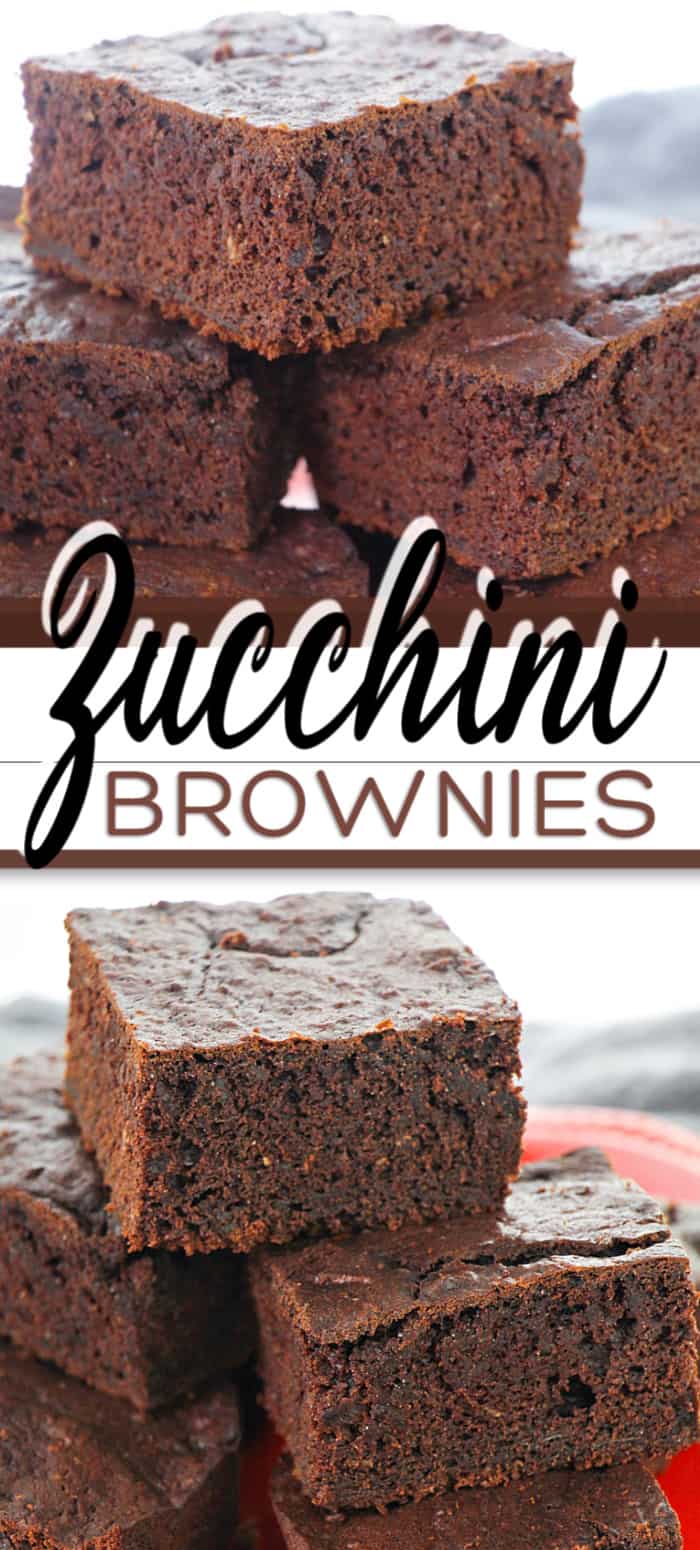 A piece of chocolate zucchini brownies 