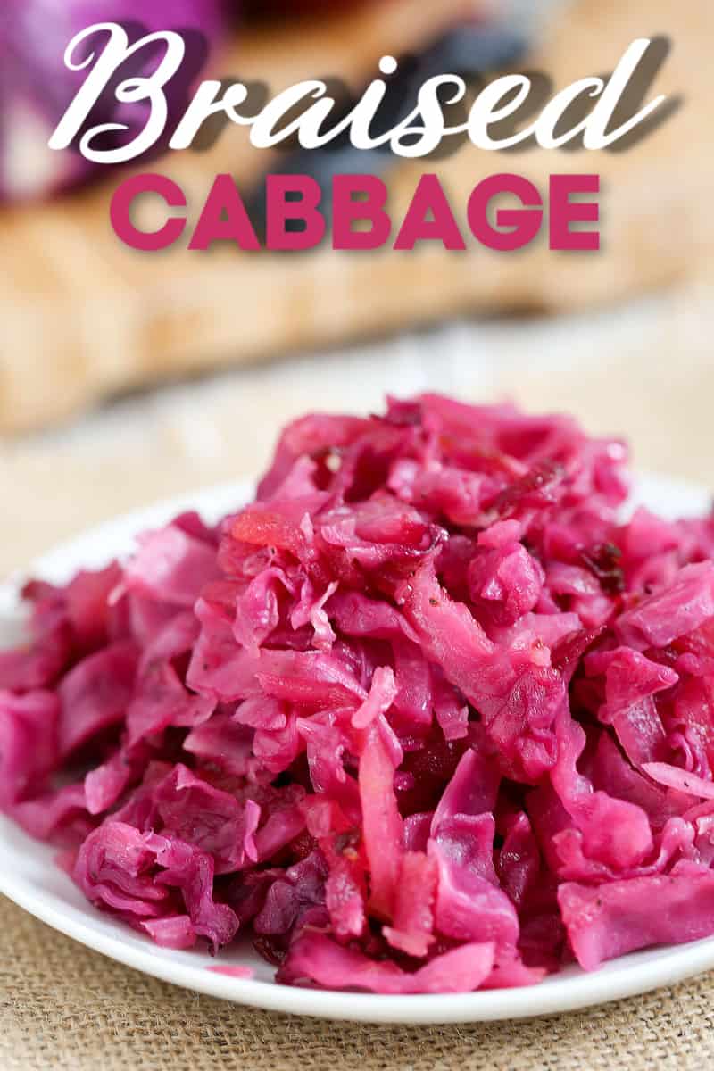 cooked red cabbage