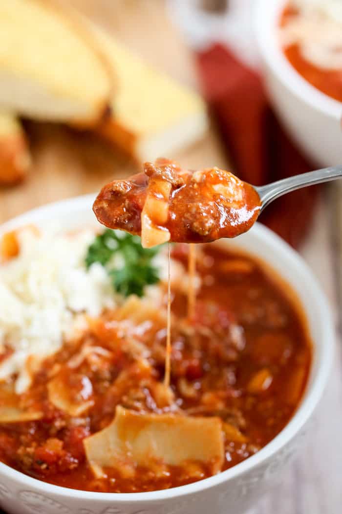 soup in a bowl