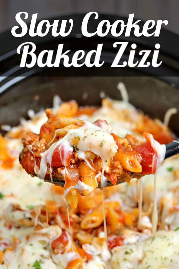 baked ziti in the slowcooker