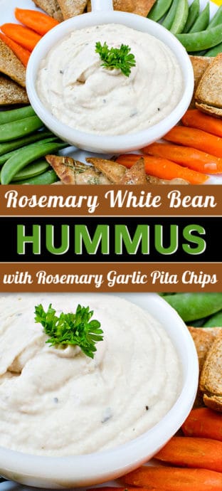 rosemary garlic lemon hummus