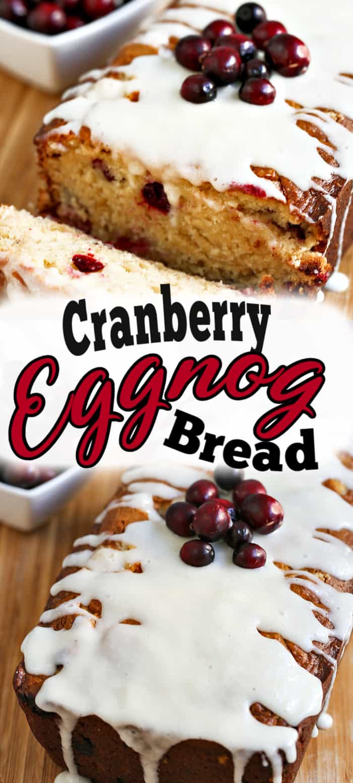 cranberry eggnog bread recipe with eggnog icing