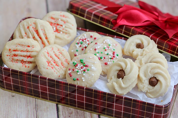 Whipped Shortbread Cookies