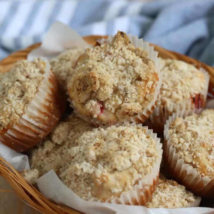 muffins in a basket