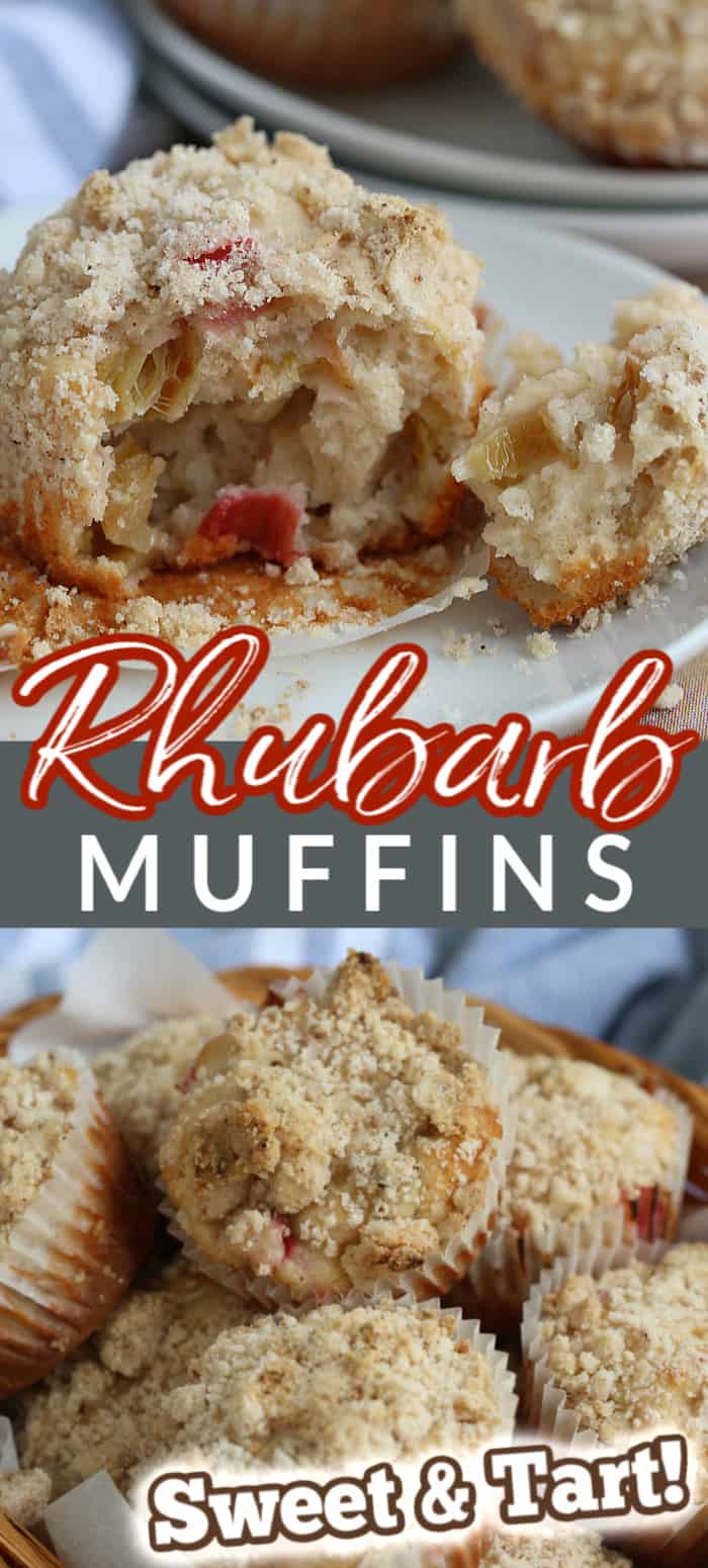 rhubarb muffins