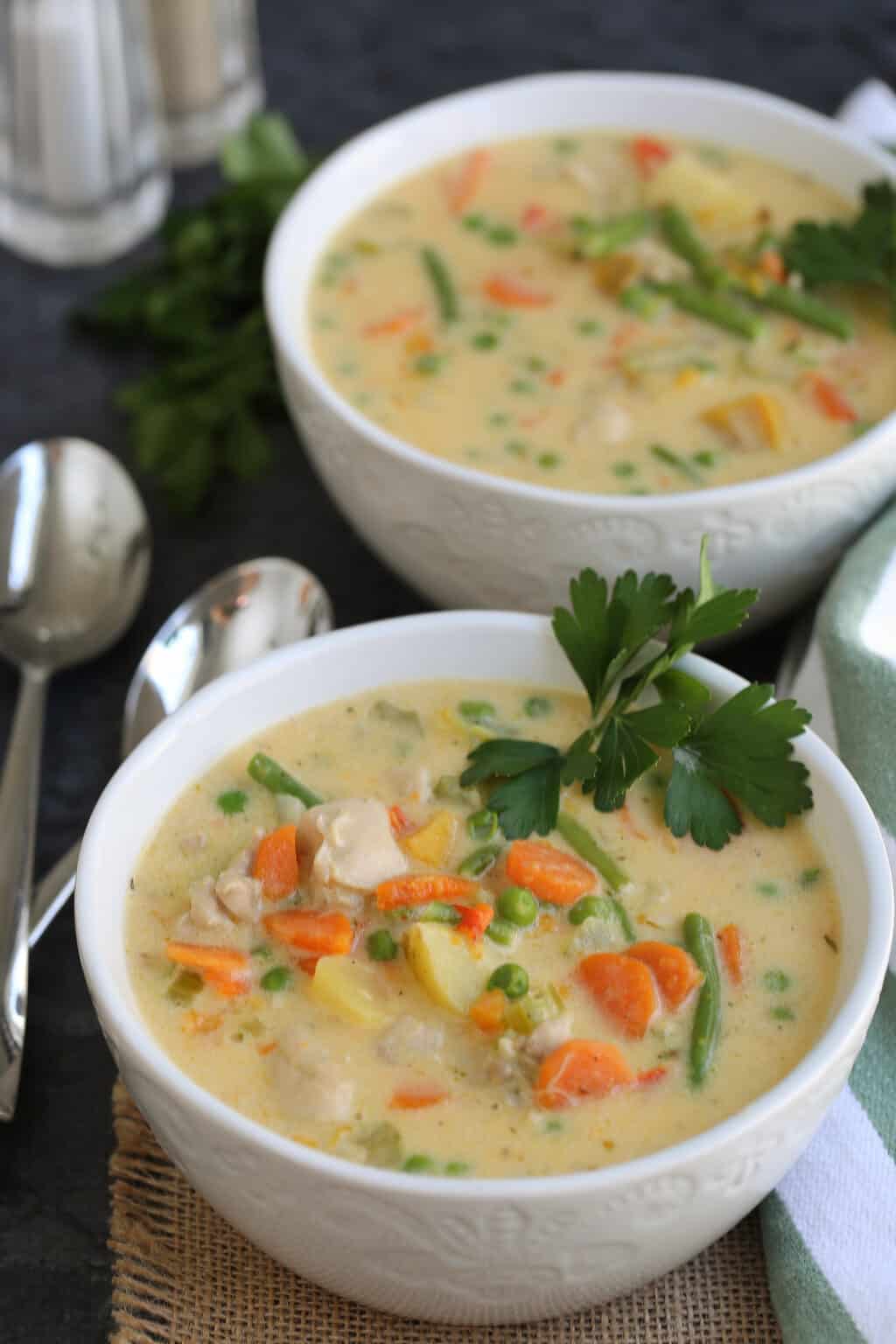 Creamy Chicken Stew - My Organized Chaos