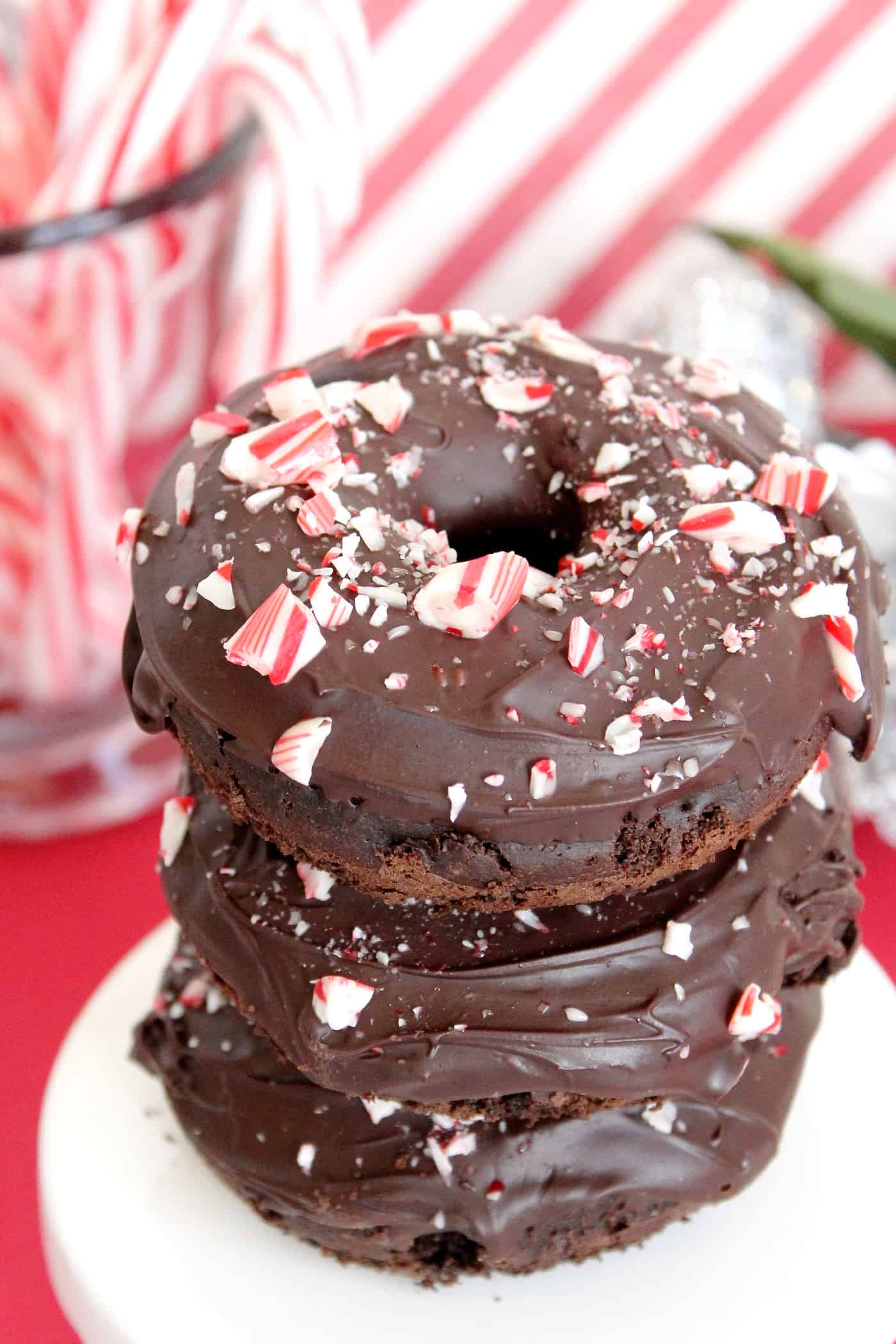 Peppermint Mocha Donuts