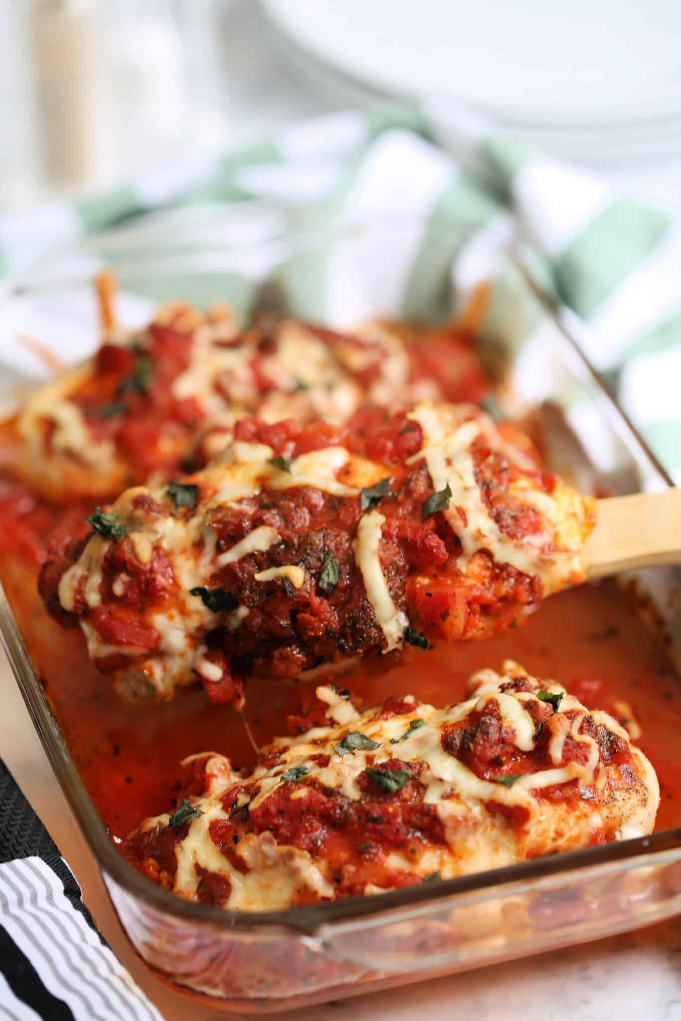 Baked Bruschetta Chicken - My Organized Chaos