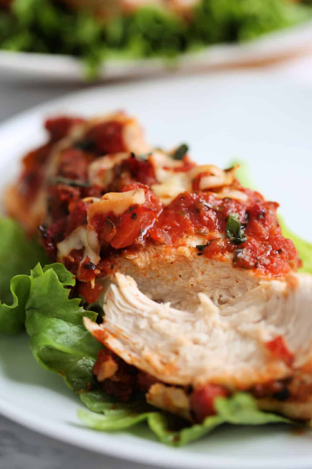 Baked Bruschetta Chicken - My Organized Chaos