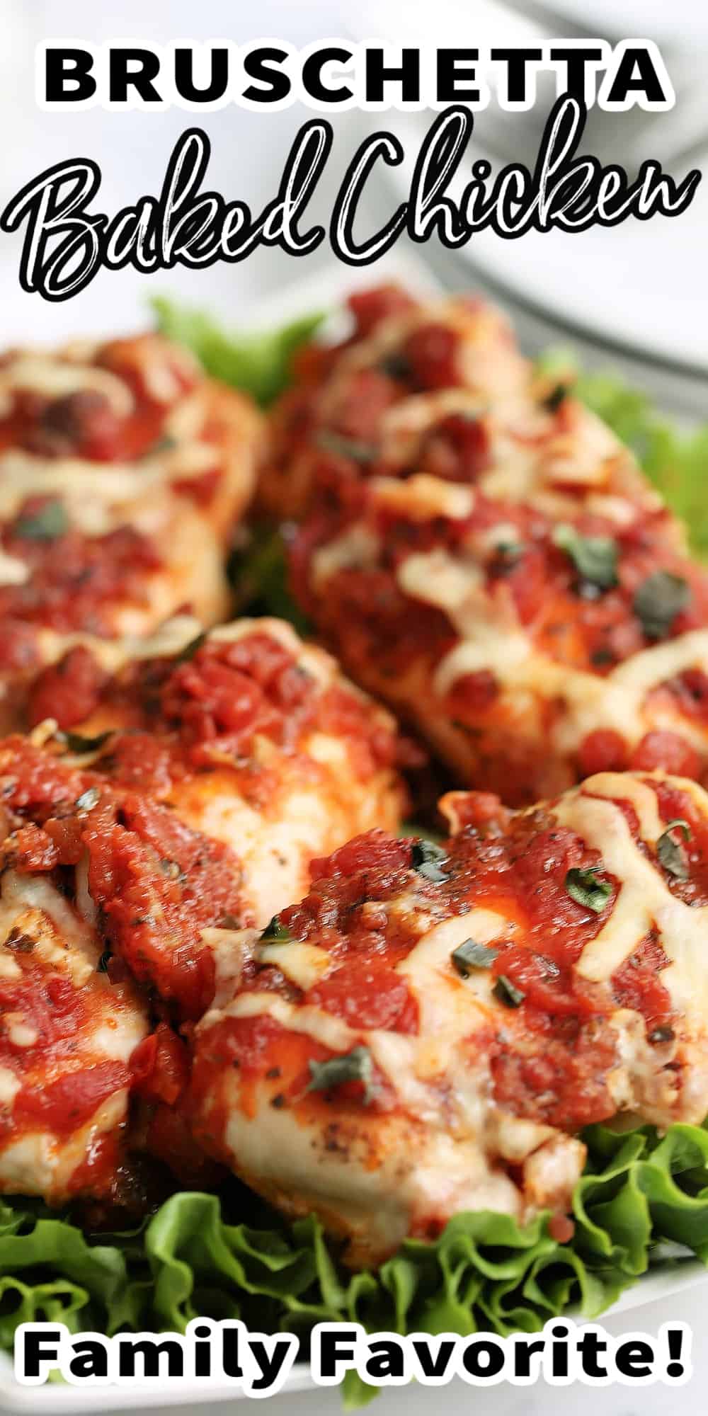 Baked Bruschetta Chicken - My Organized Chaos