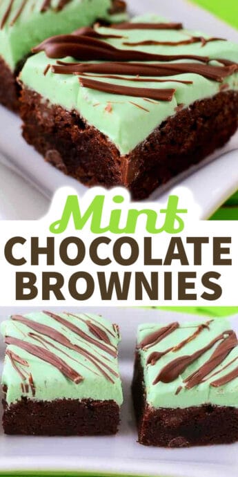 Chocolate Mint Brownies recipe