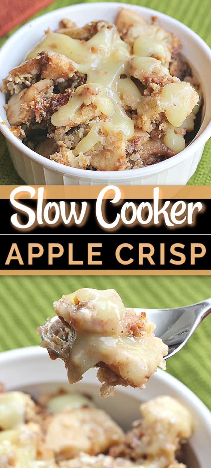 apple crisp images with text