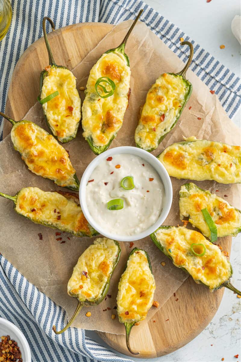 overhead jalapeno poppers