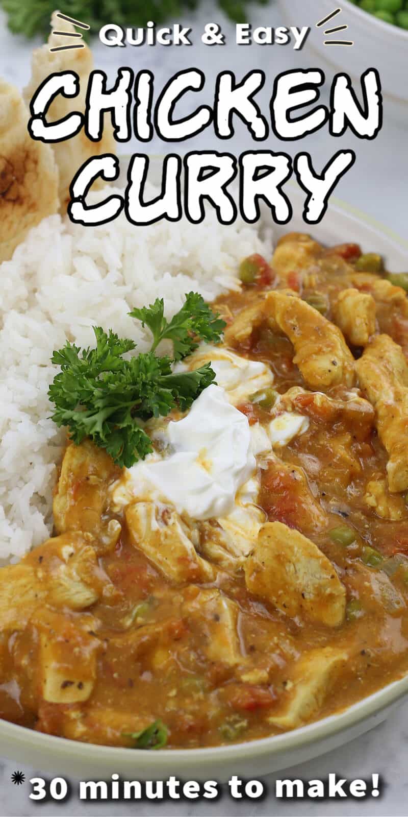 curry chicken with text