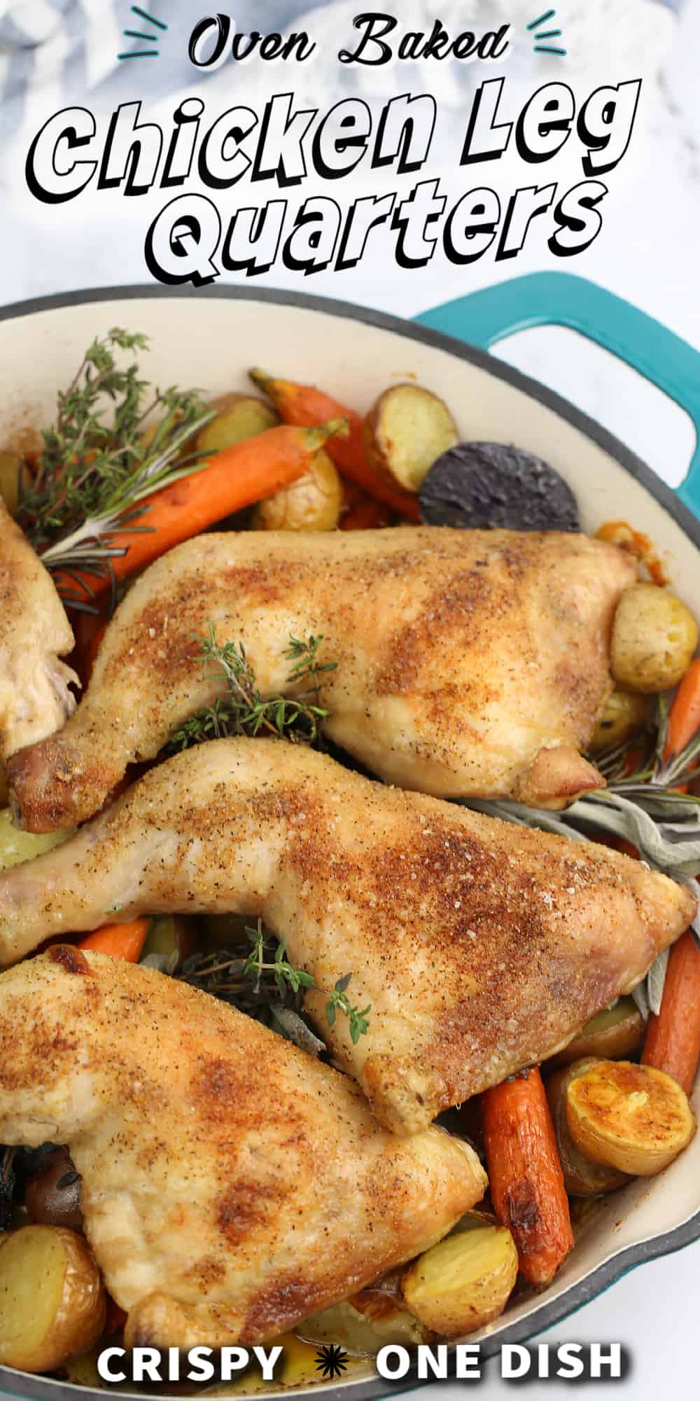 The Best Baked Chicken Leg Quarters My Organized Chaos