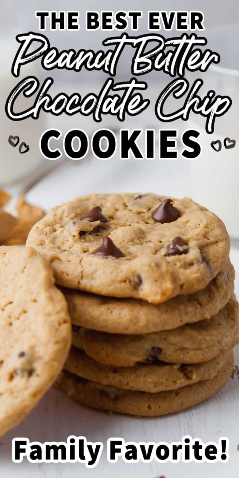 a stack of cookies with text