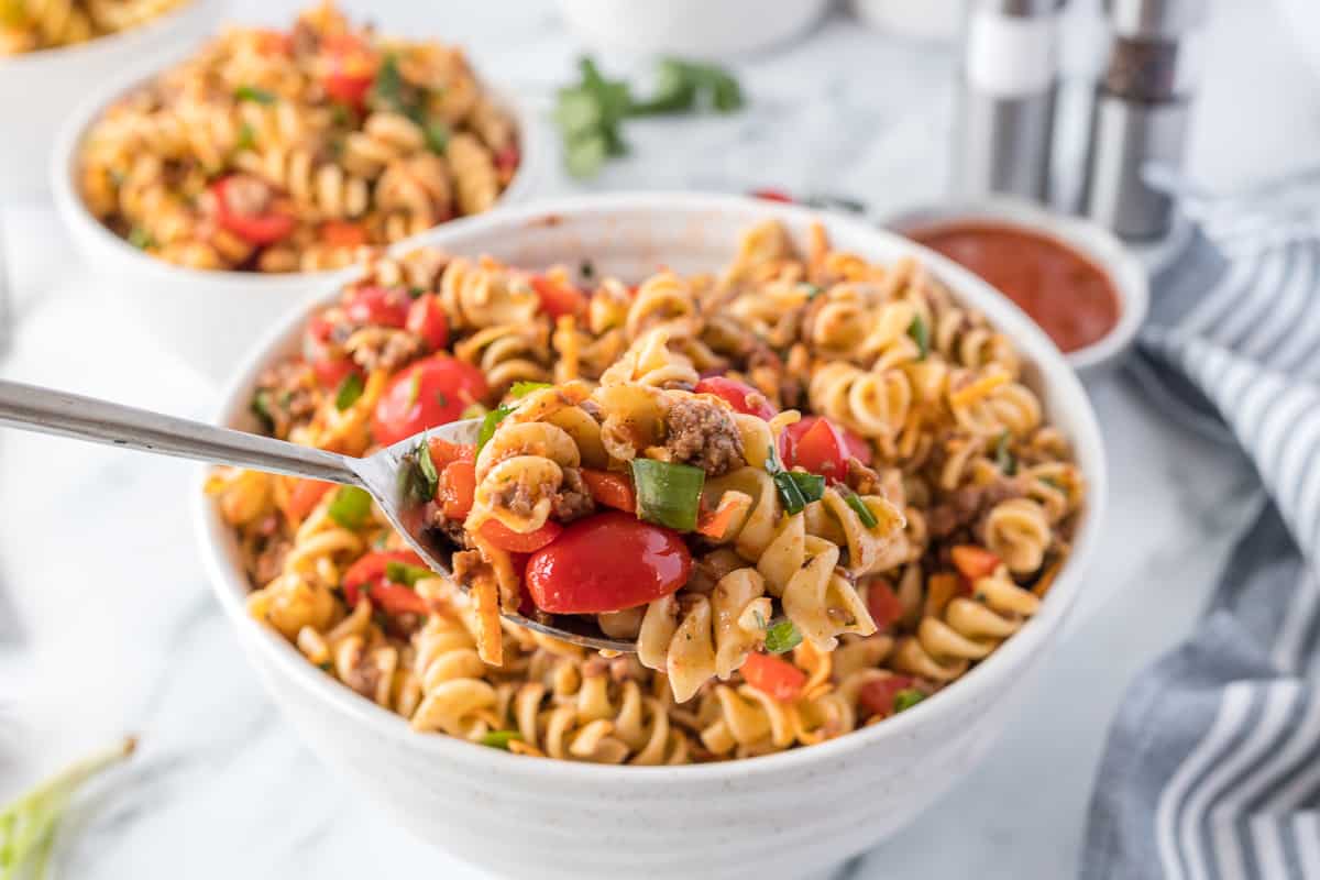 Taco Pasta Salad - My Organized Chaos