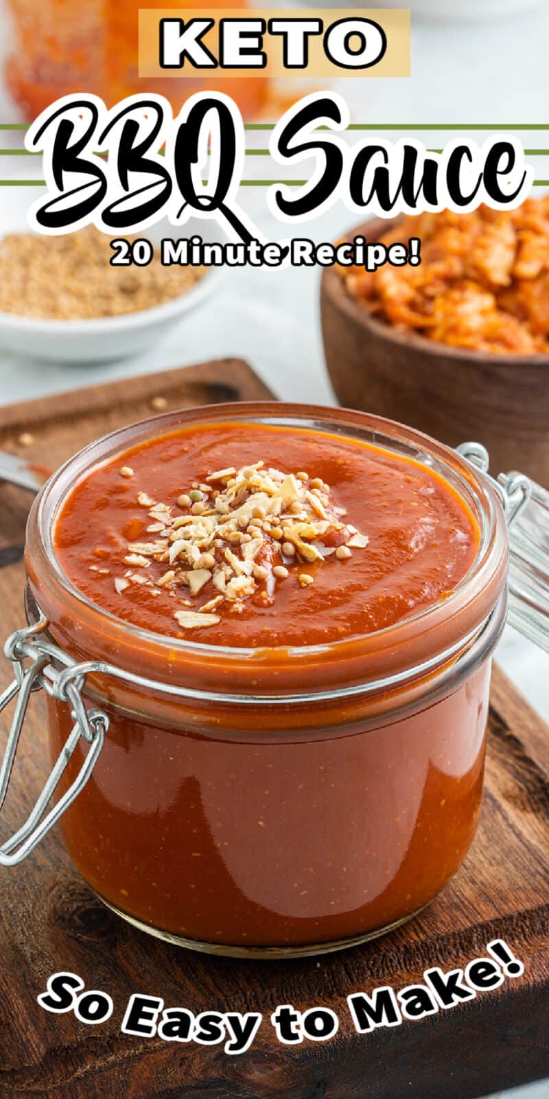homemade bbq sauce with text