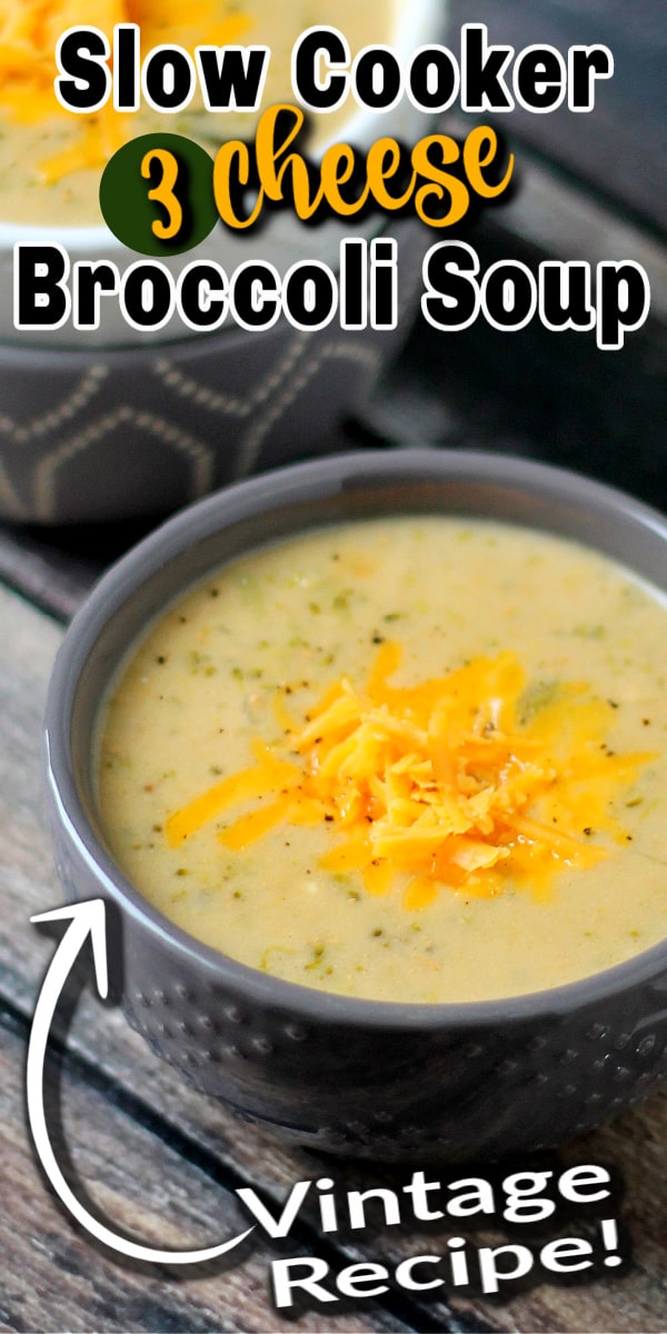 Slow Cooker Cheese Broccoli Soup