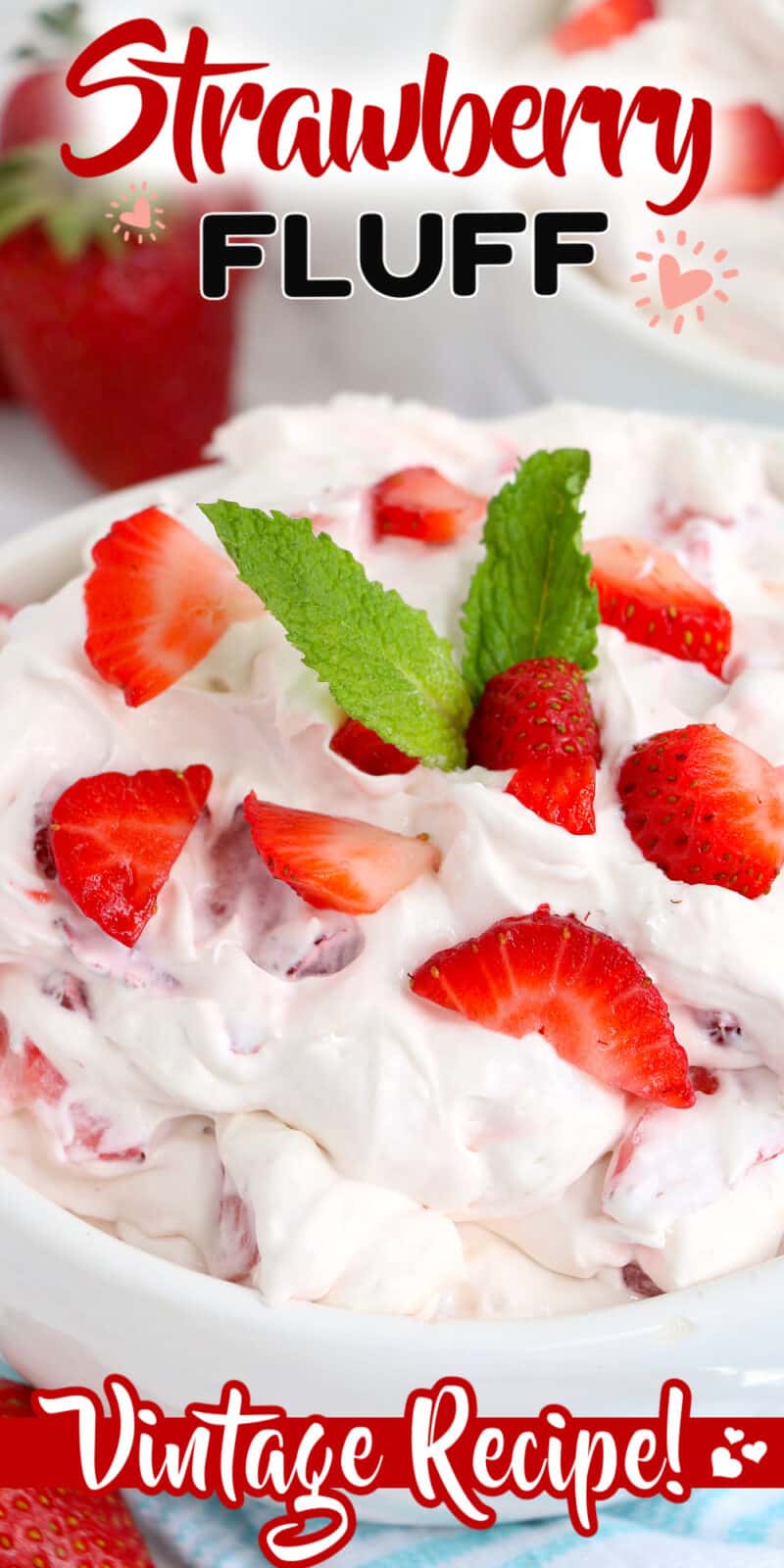 food, with Strawberry Fluff Salad recipe