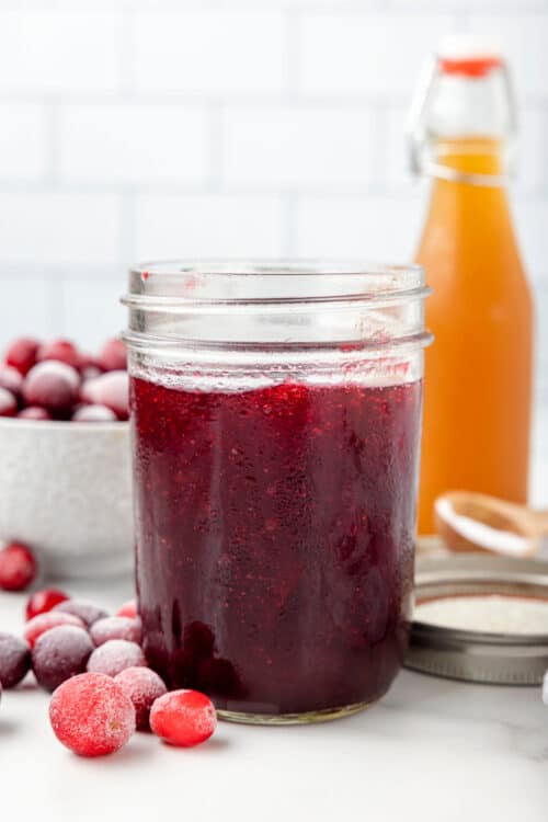 jar of Cranberry Jelly