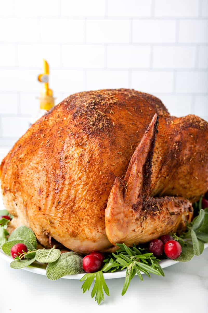 food, whole turkey with Smoked Turkey