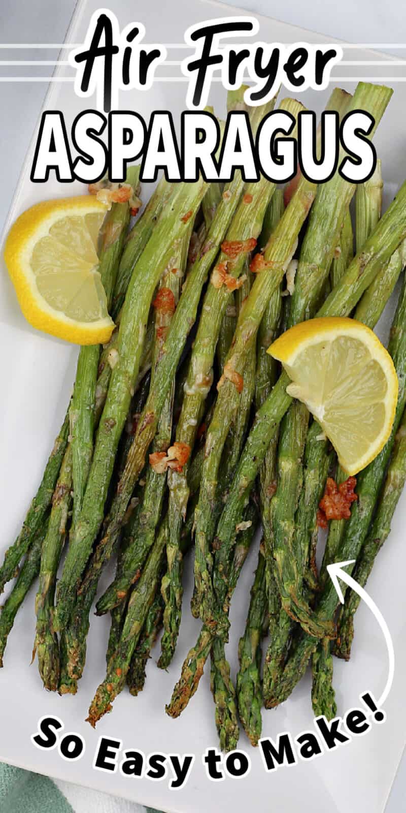 food, with Air Fryer Asparagus with Parmesan
