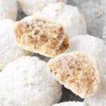 food, with Christmas Snowball Cookies